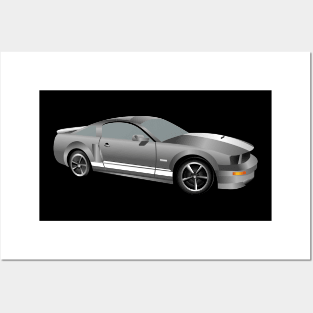 Shelby Mustang Wall Art by Pet & Nature Lovers